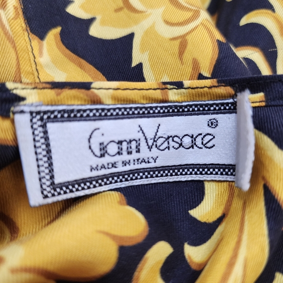 Vintage Gianni Versace Silk Tunic - Picture 7 of 11